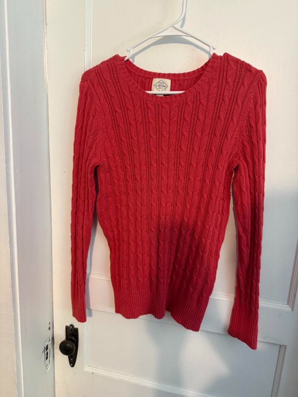Cable Knit Cotton Sweater